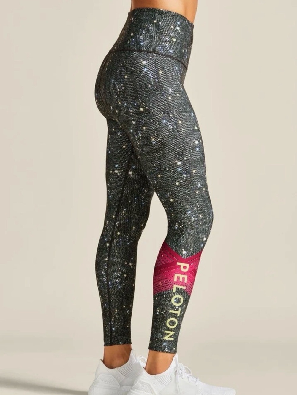 Peloton x With "Star Shower" High-Waisted Leggings Size M